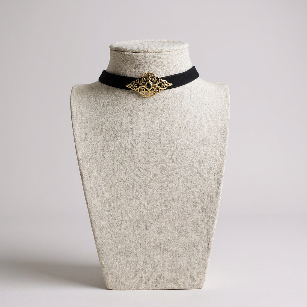 Gargantilla Noor Negra