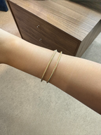 Brazalete Delicado Trenzado