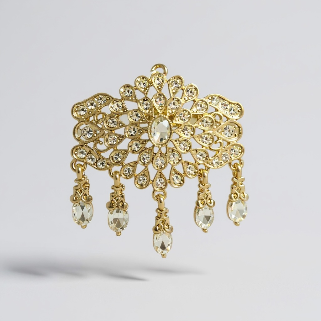 Broche Desierto transparente