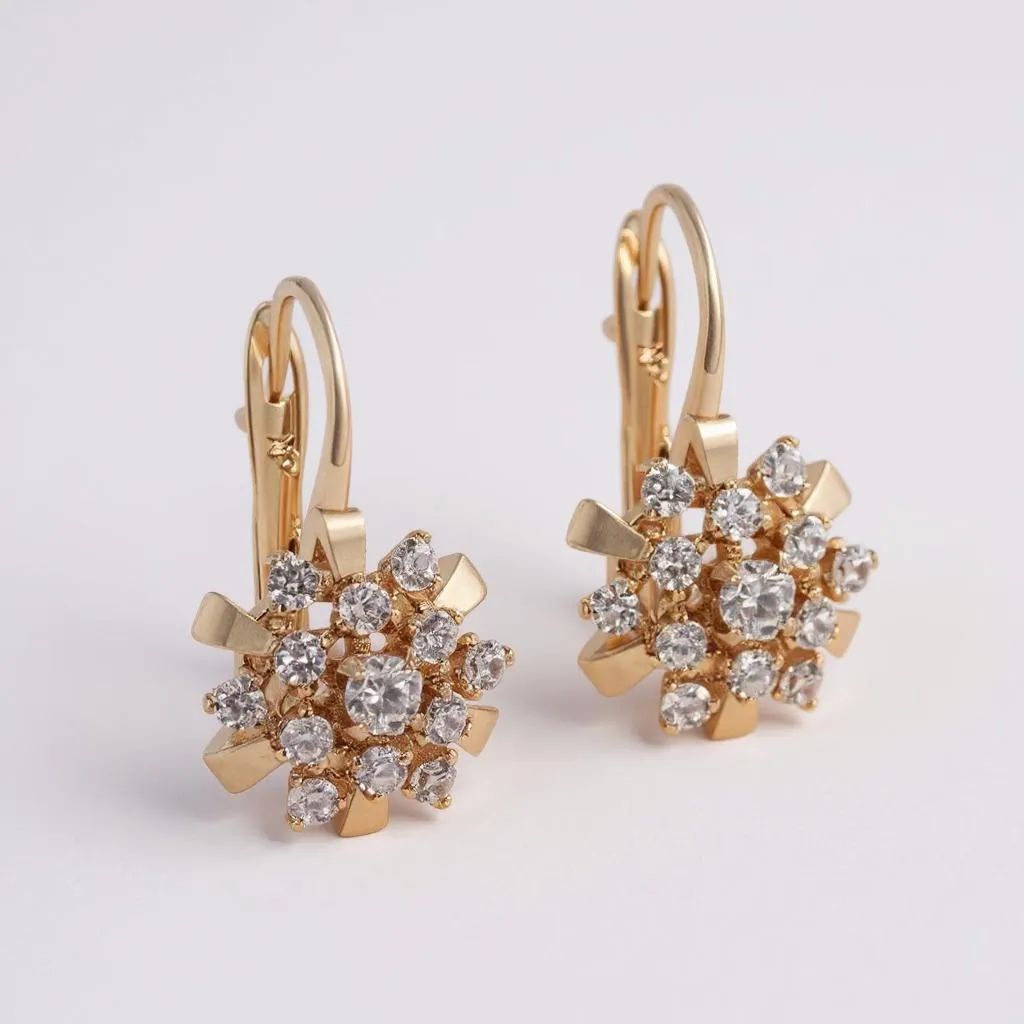 Pendiente Aurora Dorada