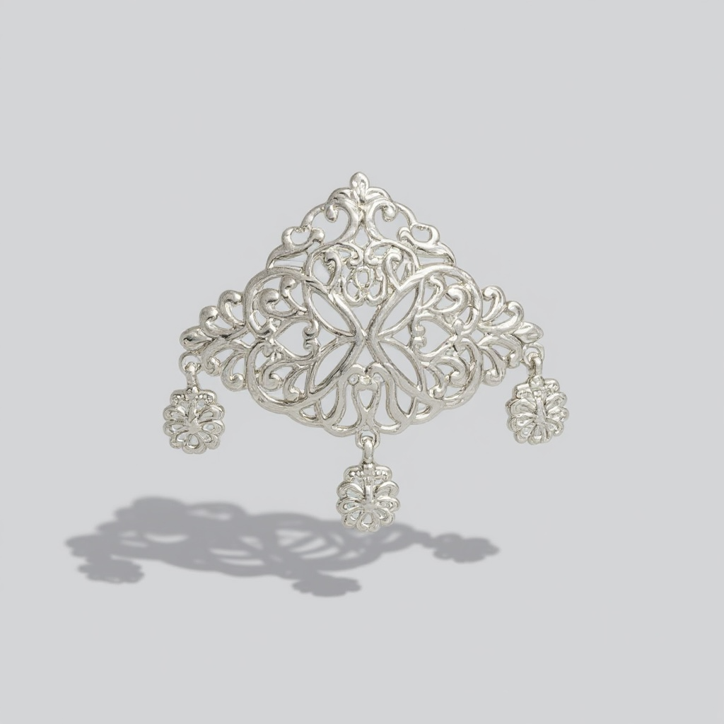 Broche Medina plateado