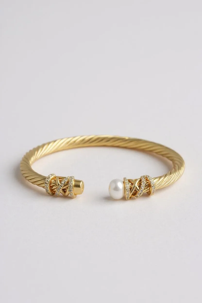 Brazalete Clásico Perla Twist