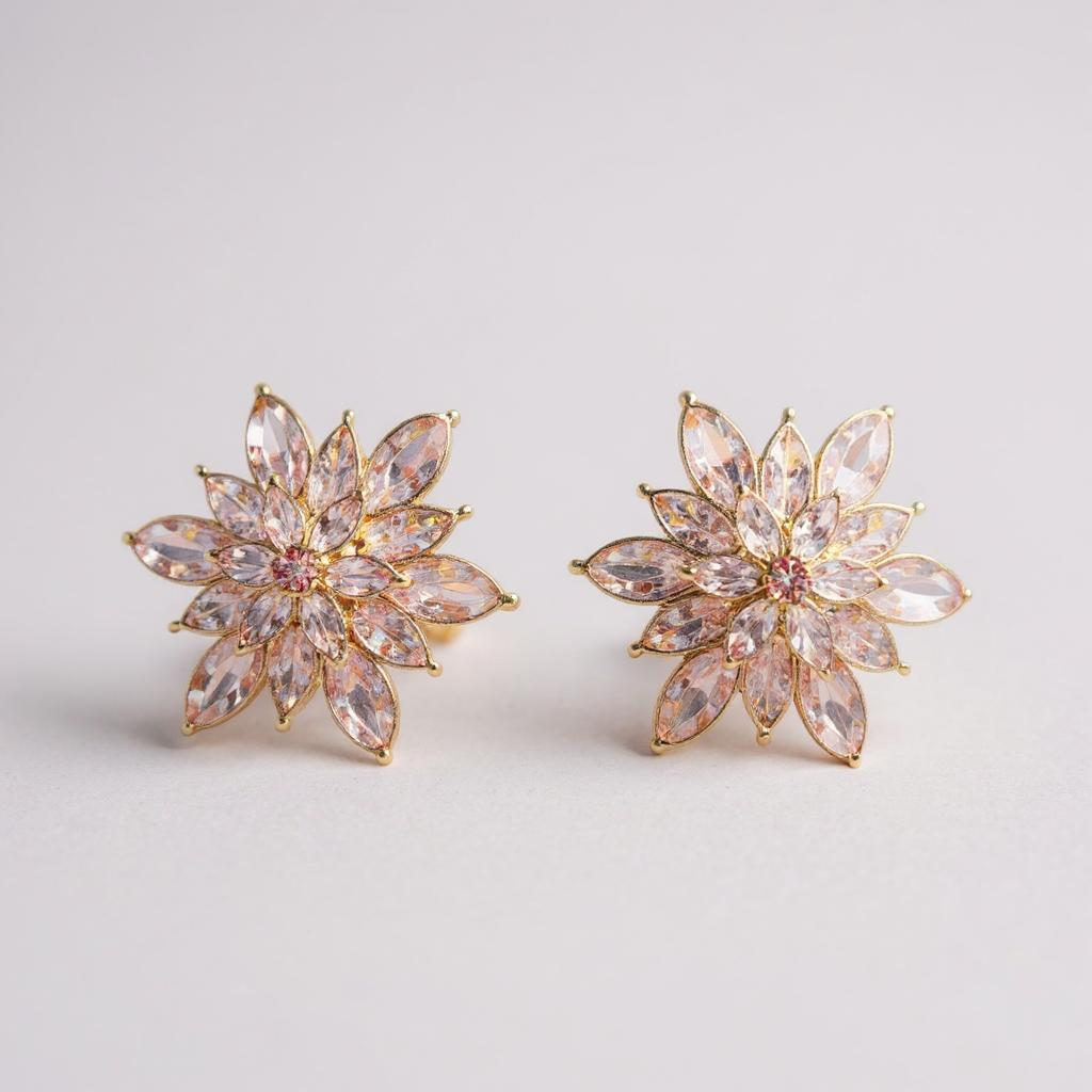 Pendientes Flor de Cristal