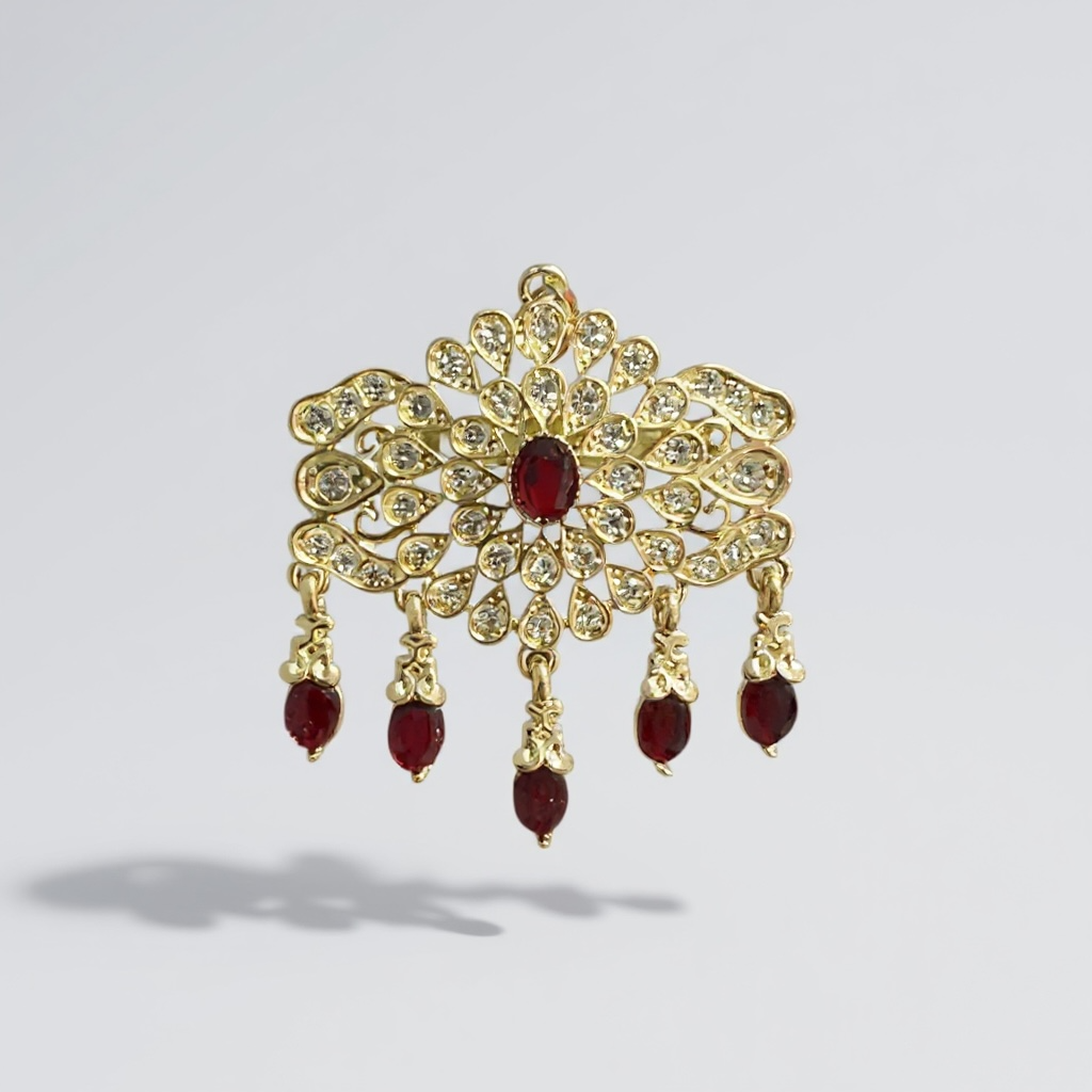 Broche Desierto rojo