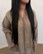 Blusa Medina Beig claro