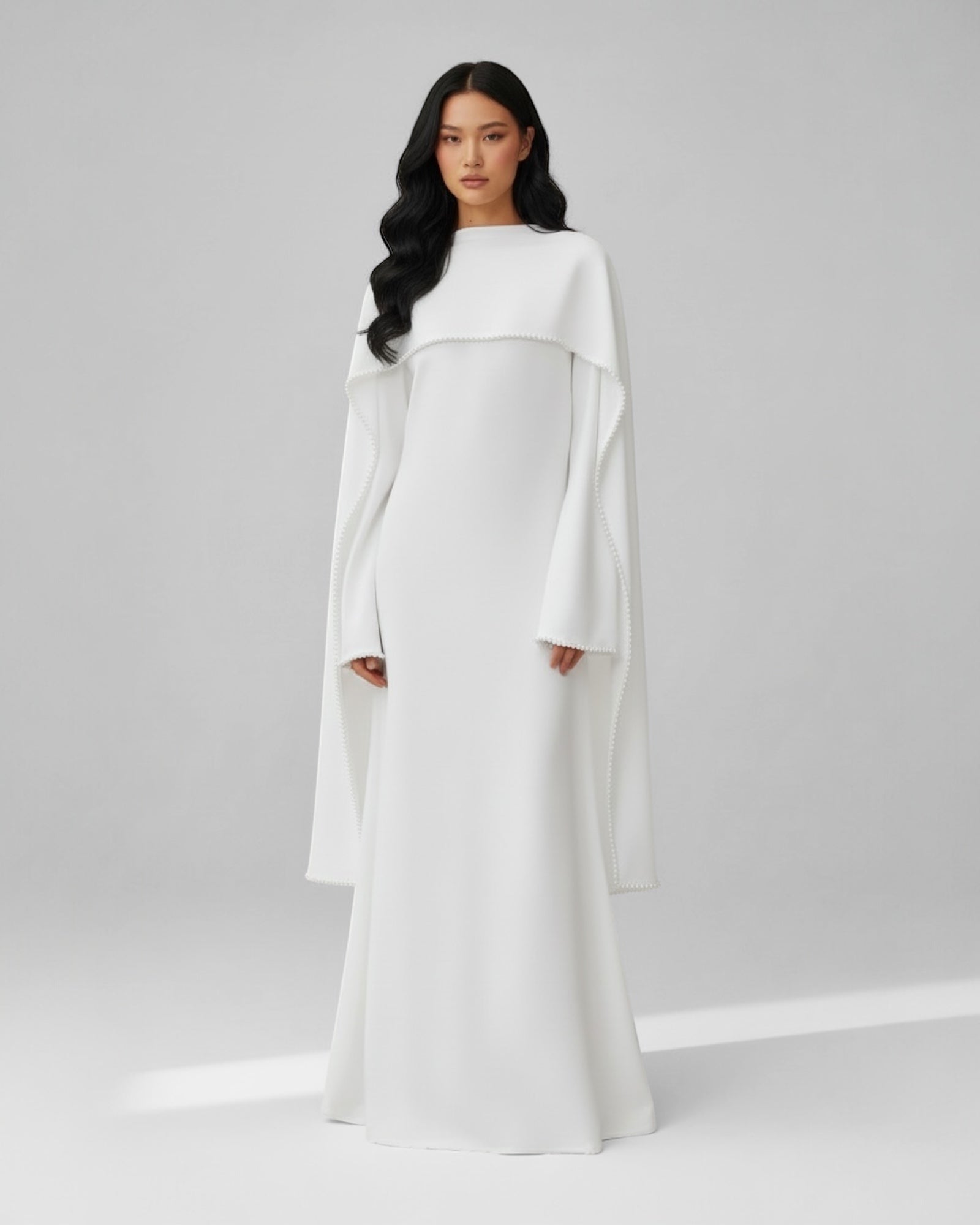 Vestido Pearl Cape - PREVENTA