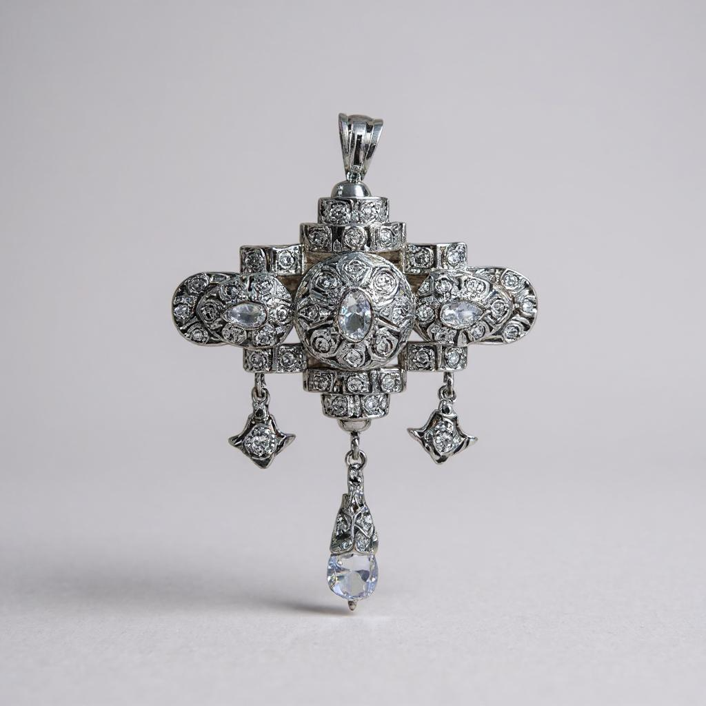 Colgante/Broche  Damasco