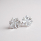 Pendientes Flor Satinada