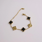 Conjunto Trébol Ébano y Oro