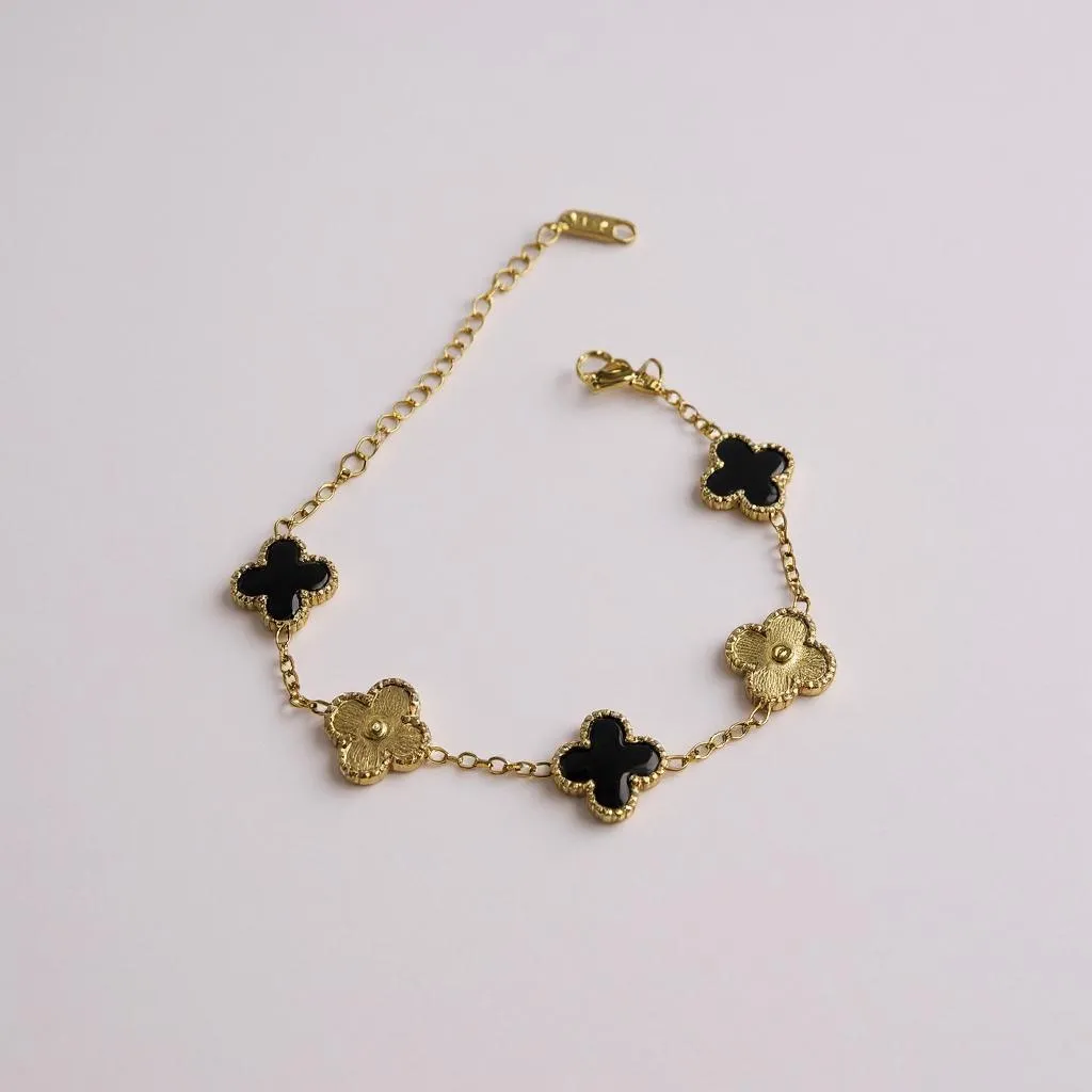 Conjunto Trébol Ébano y Oro