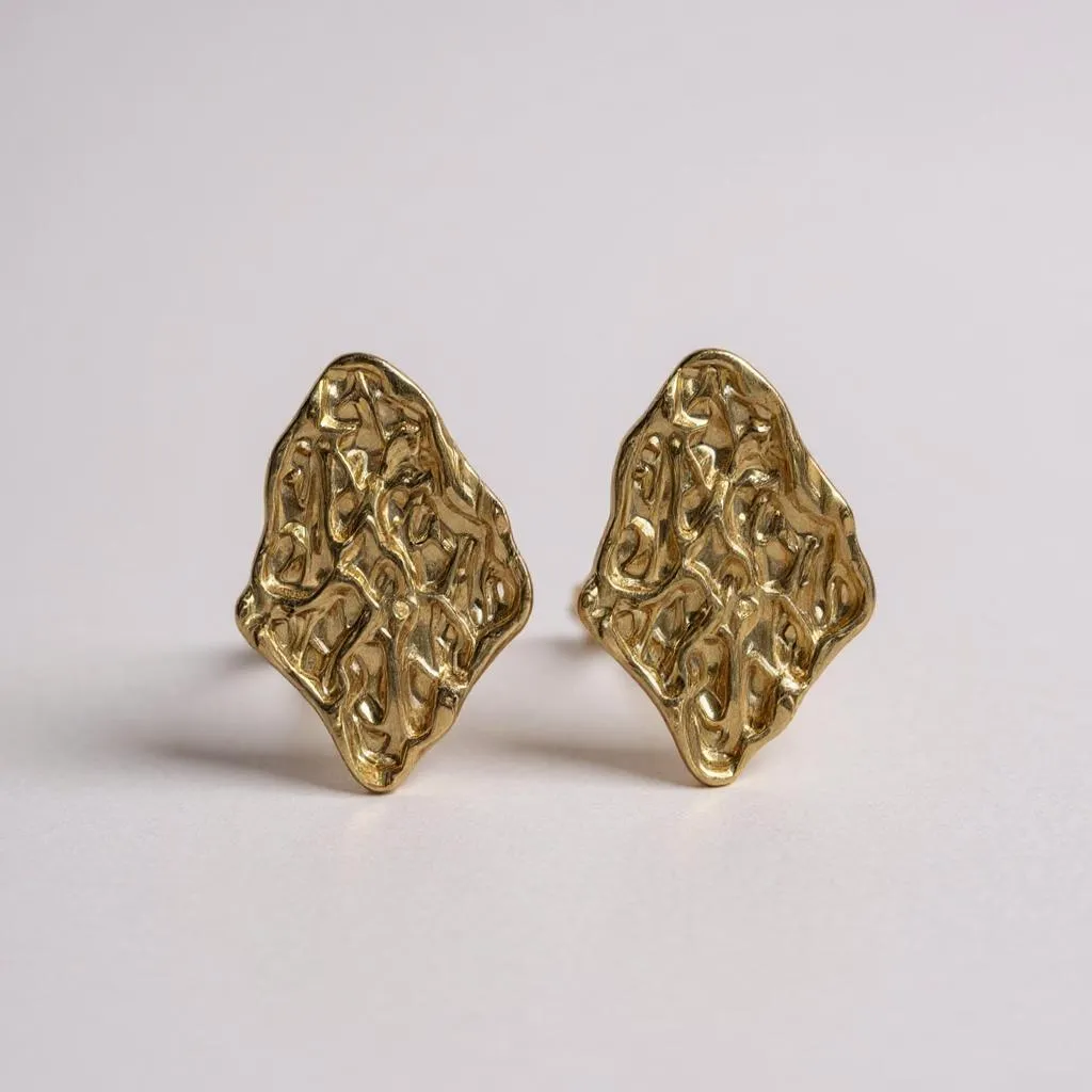 Pendientes  Irregulares gold