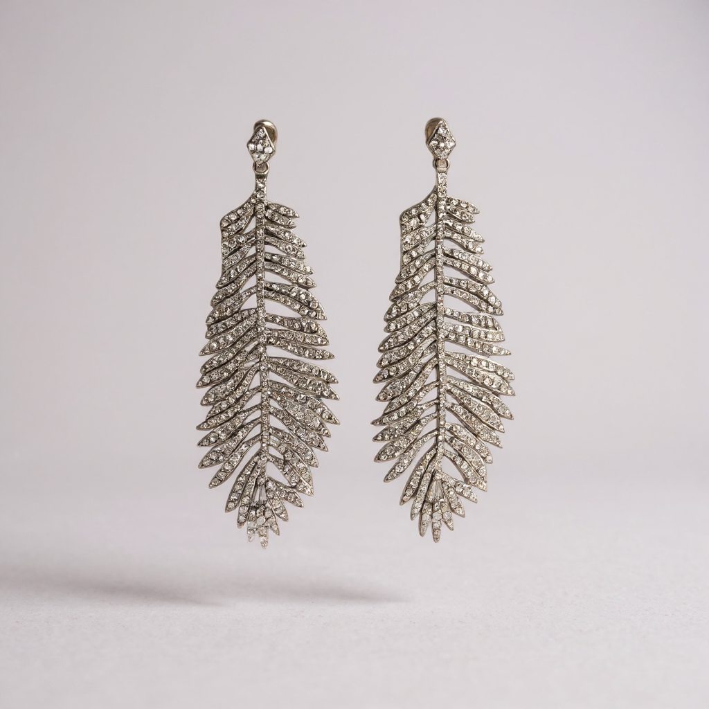 Pendientes Hoja de Cristal