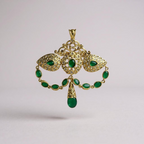 Colgante/Broche Esmeralda