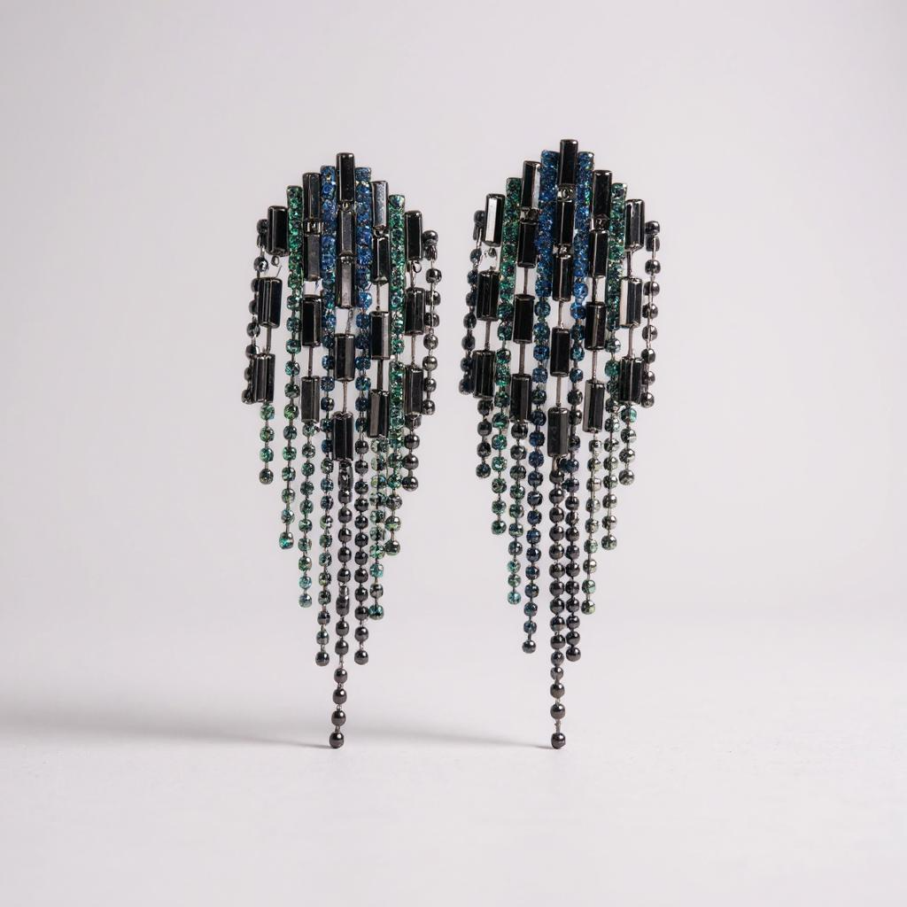 Pendientes Midnight Rain