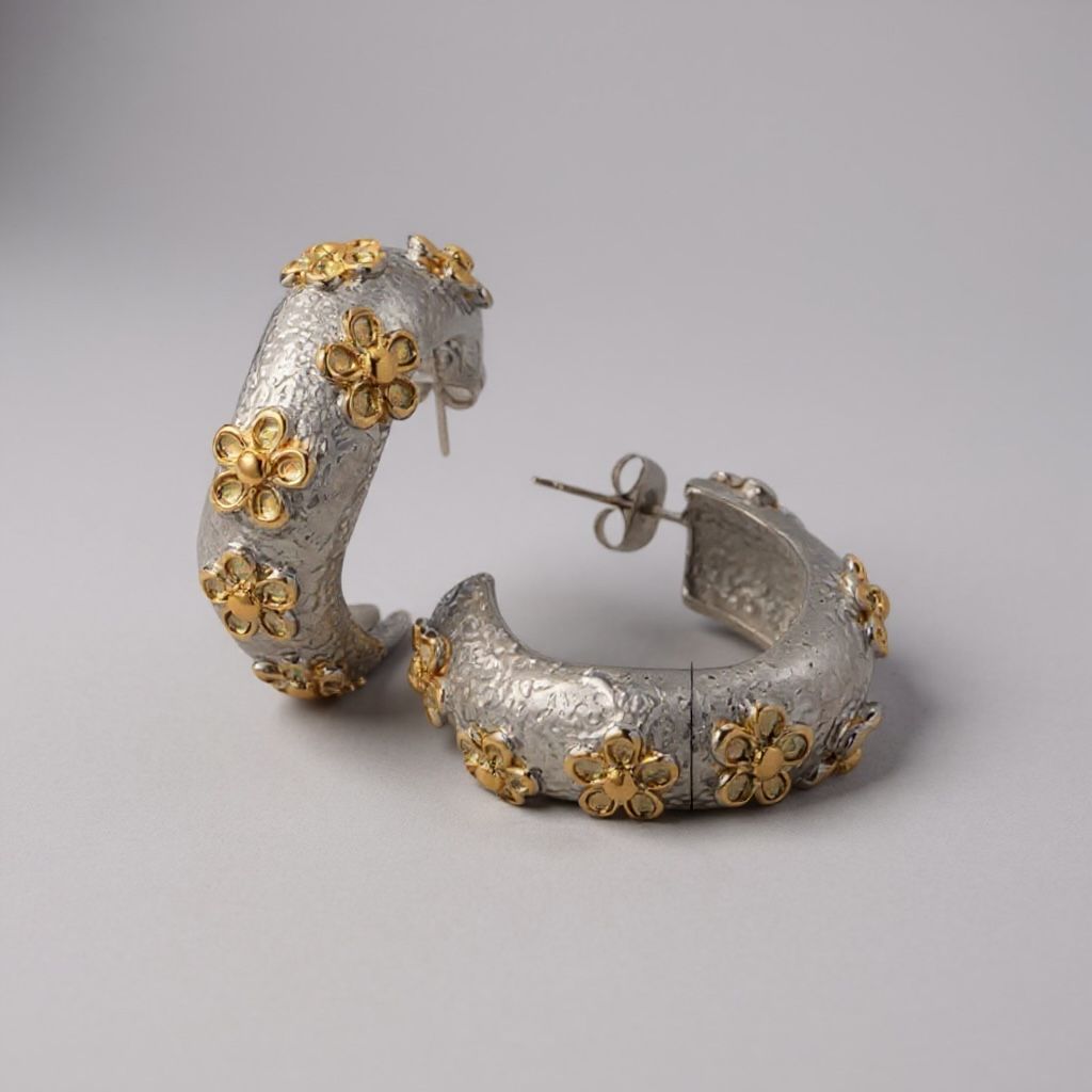 Pendientes flor
