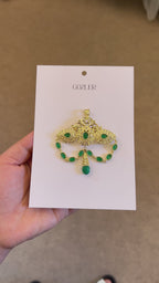 Colgante/Broche Esmeralda