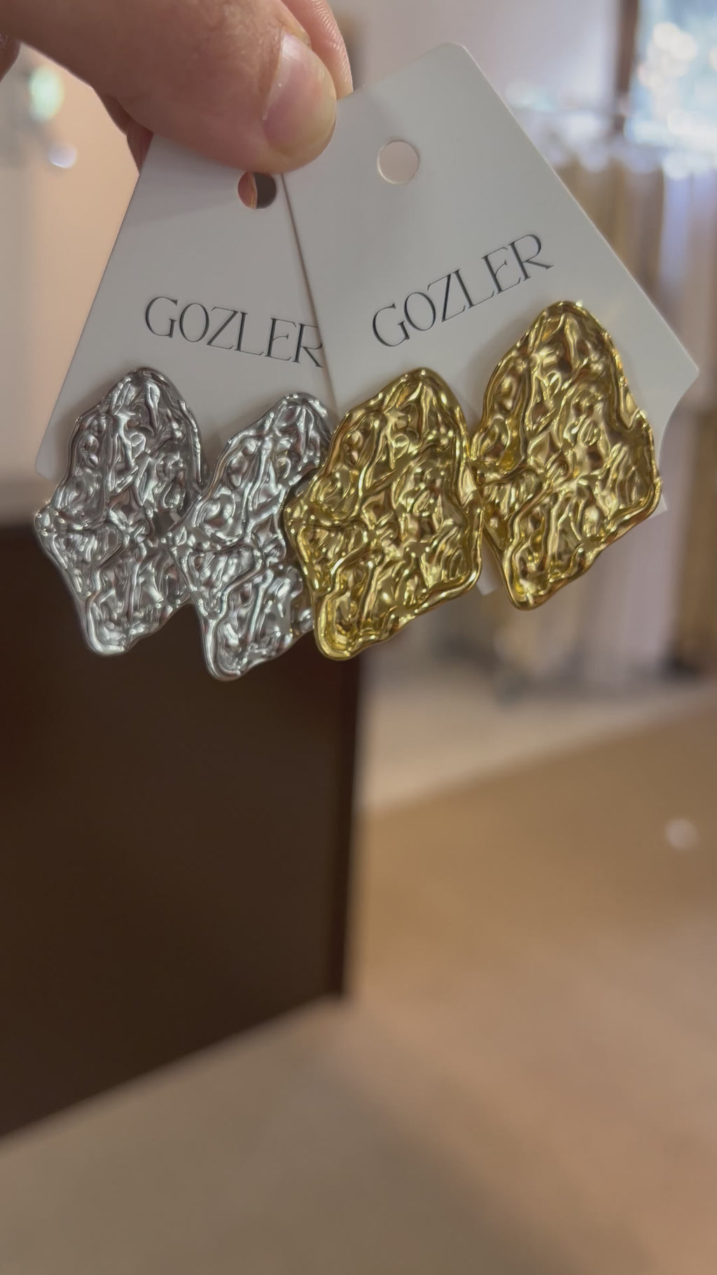 Pendientes  Irregulares gold