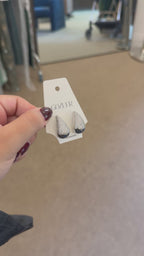 Pendiente Lluvia de Lujo silver