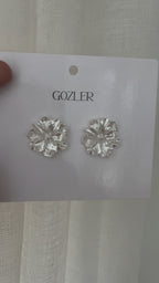 Pendientes Flor Satinada