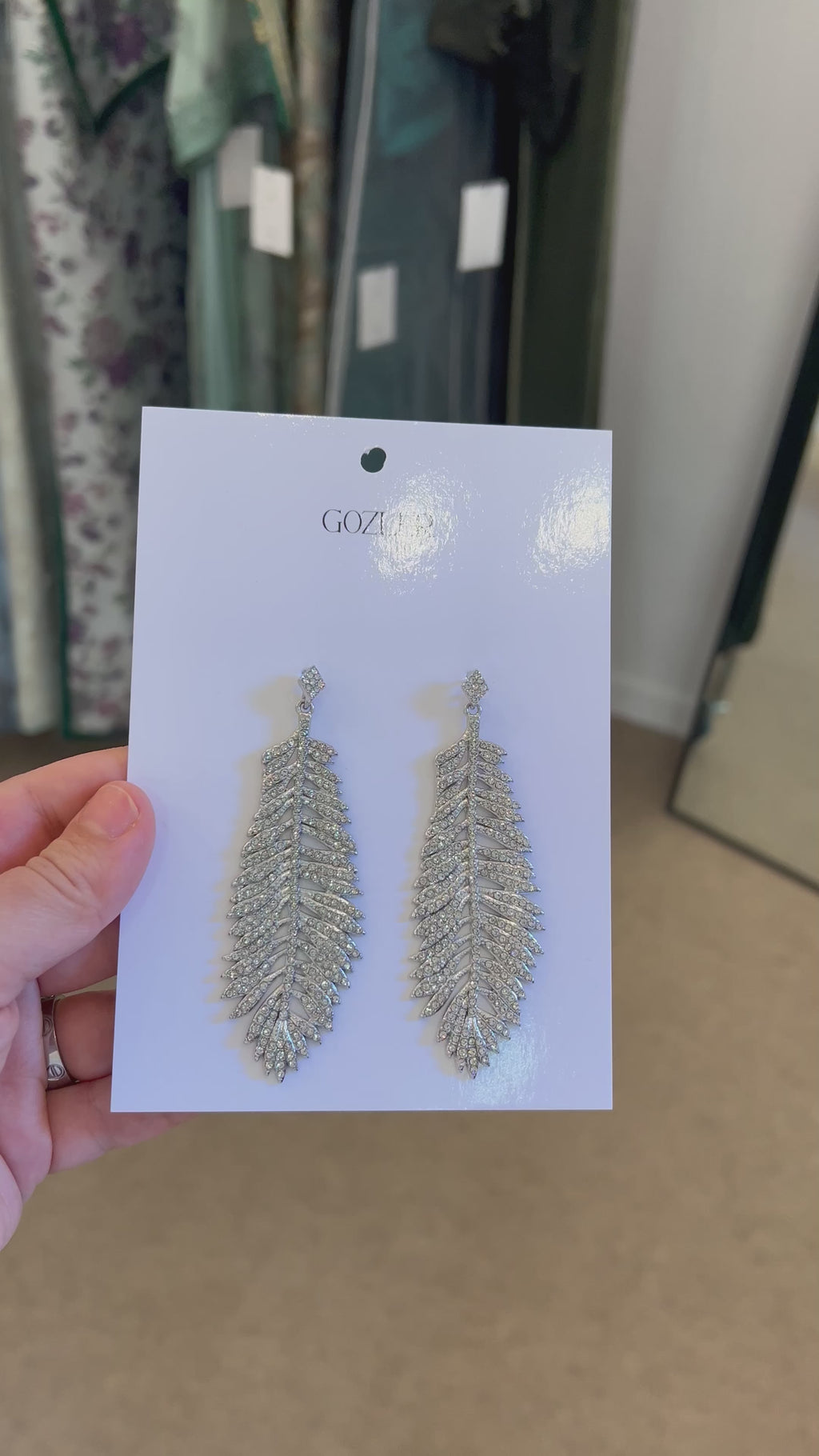 Pendientes Hoja de Cristal