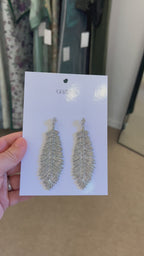 Pendientes Hoja de Cristal