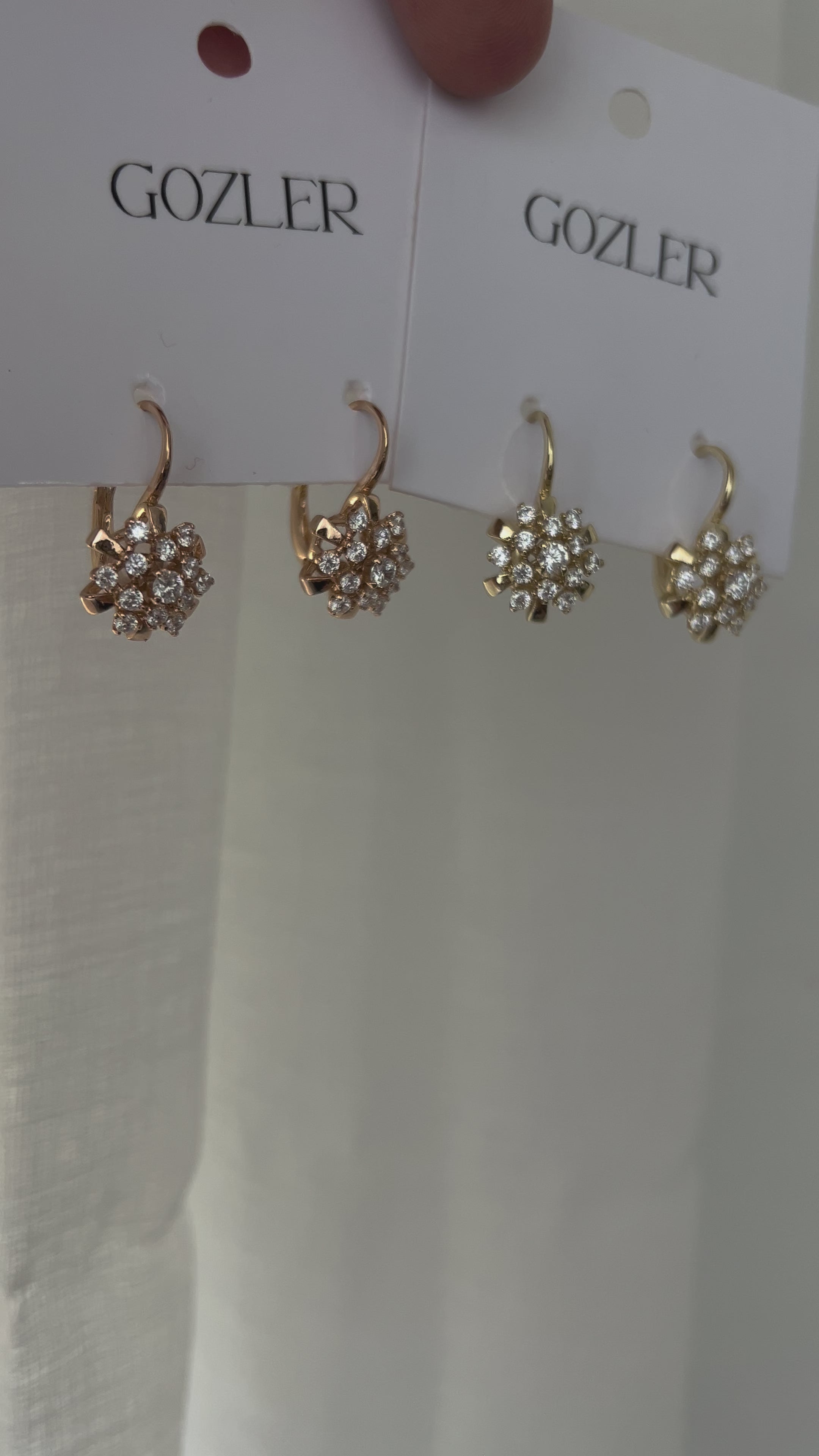 Pendiente Aurora Dorada